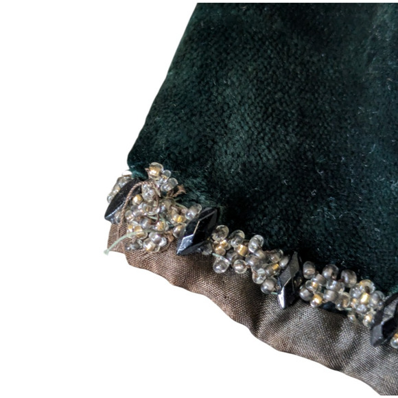 Antique Victorian 1890 Jacket Bodice Leg of Mutton Sleeve Velvet Double Breasted - Picture 11 of 16